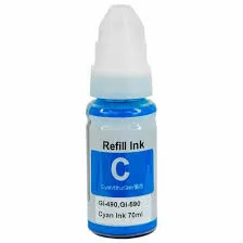 Canon GI-490 Mavi (70ML) Muadil Mürekkep