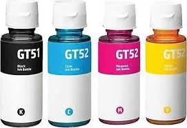 HP GT51/52 Siyah-Mavi-Sarı-Kırmızı Muadil Mürekkep Takım