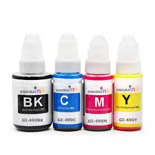 Canon GI-490 Siyah-Mavi-Sarı-Kırmızı Muadil Takım Mürekkep