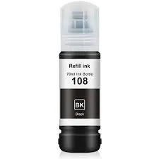 Epson 108 (C13T09C14A) Siyah Muadil Mürekkep 70ml./Şişe