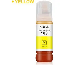 Epson 108 (C13T09C14A) Sarı Muadil Mürekkep 70ml./Şişe