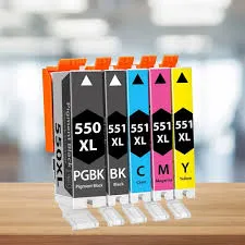 Canon CLI-551XL Yüksek Kapasite (12,5ml.) Takım Muadil Kartuş