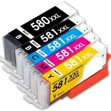 Canon CLI-581XXL Extra Yüksek Kapasite (14,5ml.) Takım Muadil Kartuş