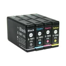 Epson T7891XL-T7892XL-T7893XL-T7894XL Set Muadil Kartuş
