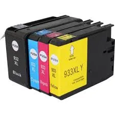 HP 932XL Siyah-933XL Mavi-933XL Sarı-933XL Kırmızı Takım Muadil Kartuş