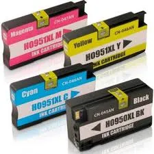 HP 950XL Siyah-951XL Mavi-951XL Sarı-951XL Kırmızı Yüksek Kapasite Takım Muadil Kartuş